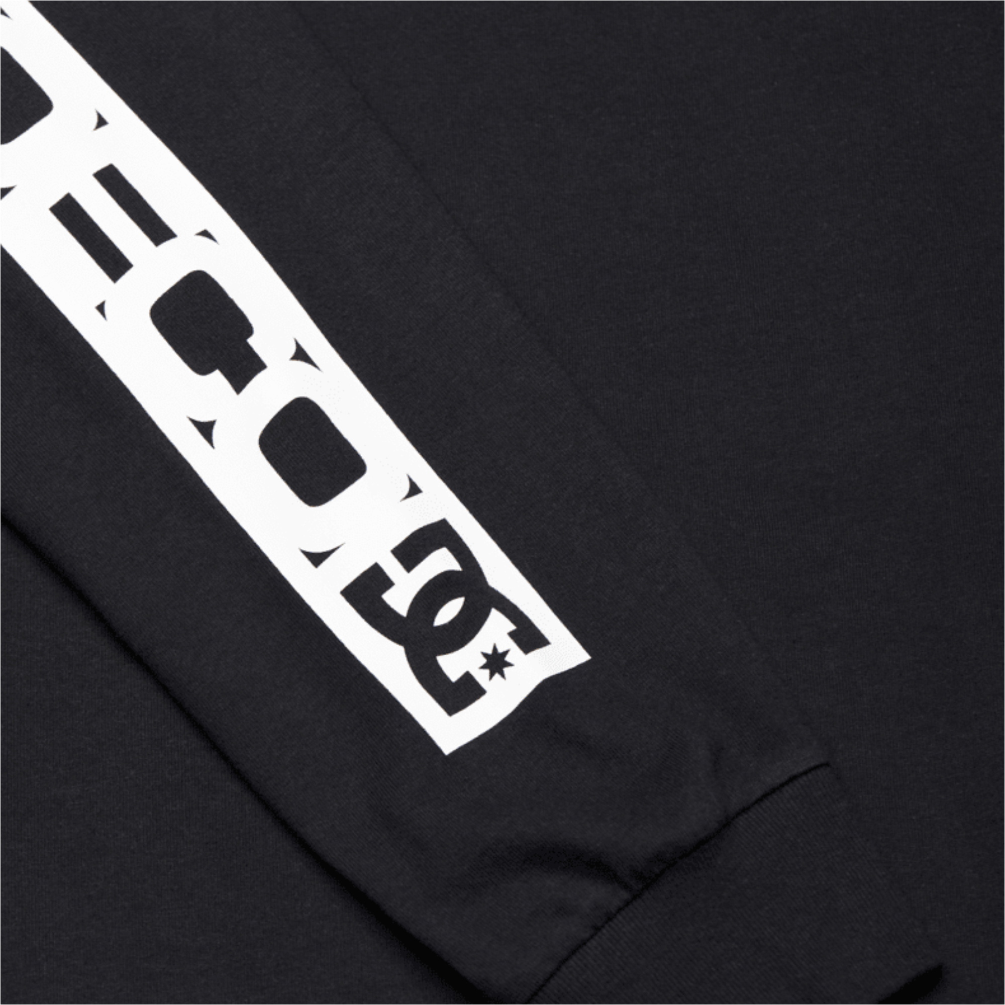 2026 DC Shoes Mens DC Echo Long Sleeve T-Shirt EDYZT04462 - Black